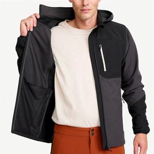 Veste de sport pour homme de haute qualité, personnalisée, décontractée, gris foncé, à blocs de couleur, col montant, fermeture éclair, coupe régulière, service OEM - Product Image 2