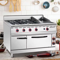 Peralatan Dapur Truk Makanan Komersial Kompor Gas 4 Tungku Kecil Adaptor 220v ke 120v