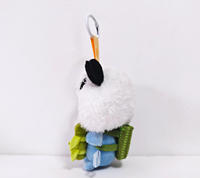 Nouveau lot de porte-clés en peluche de coton mignons, 4 pouces, thème requin, panda, animaux, sport, jouets, boîte mystère, sac de présentation commerciale, cadeau