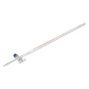 Bureta de vidrio Boro3.3 con llave de paso de PTFE, vidrio de laboratorio, 10ml, 25ml, 50ml, 100ml - Product Image 4