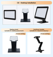 MeetNeng 7/8/10.1 Inch Wall Mount Industrial Touch Mini Panel PC RockChip Silver Layar Sentuh Kapasitif Komputer Panel Mini