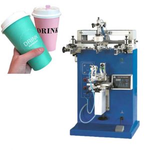 Machine de sérigraphie pour plastique, gobelets ronds, bouteilles en verre, tubes, impression de logos, sérigraphie sur sous-vêtements - Product Image 1