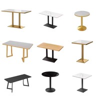 Ensemble Table et Chaises de Restaurant 4 Places en Cuir PU, Mobilier Commercial Moderne de Luxe, Écologique, pour Hôtels et Salles à Manger