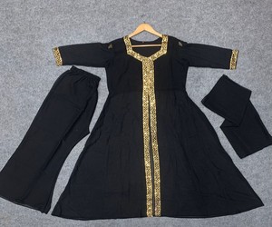 RICH LOOK GEORGETTE SEQUENCE WORK TOP-BOTTOM SET DUPATTA FESTIVE WEAR WHOLESALE PRICE LUXURY COTTON MULTI COLOR ETHNIC GARMENT - Product Image 2