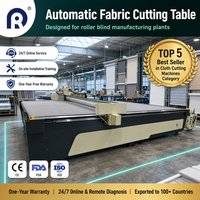Zebra-Jalousien Stoff-Schneidetisch Automatischer CNC-Vibrationsmesser Kreisschneider CE für Rollos und Zip-Screen-Produktion