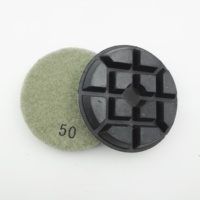 Graine de 3 pouces # Disques de polissage diamantés 50-3000 pour sols, disques de ponçage à liant résineux pour le renouvellement et le lustrage du granit, du marbre, du terrazzo et du béton