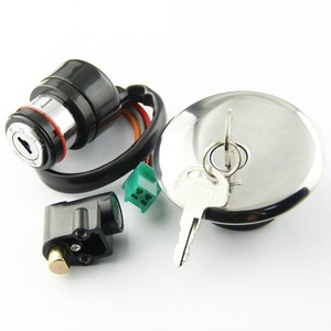 Moto Coperchio Del Serbatoio Del Carburante Serratura Del Tappo Con Interruttore di Blocco di Accensione PER Suzuki GN125 - Product Image 3