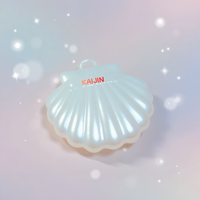 Private Label 2-3g Boîte à blush en forme de coquille Logo personnalisé Palette de fard à paupières Étui à blush compact pour boîte de mise en évidence de boue à lèvres solide