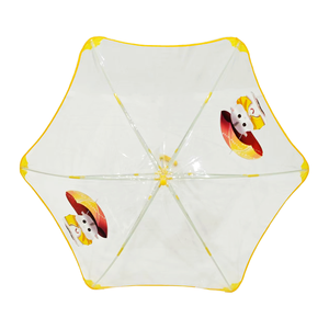 <span class=keywords><strong>Parapluie</strong></span> <span class=keywords><strong>transparent</strong></span> semi-automatique pour enfants, style dessin animé, coins arrondis, sûr pour l'école primaire - Product Image 2