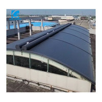 Protection de la vie privée personnalisée télécommande électrique solarium toiture volet roulant