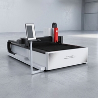 Découpeuse laser fibre CNC 3000W économique avec structure d'alimentation simple pour la découpe de cadres de meubles métalliques