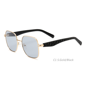 Lunettes de soleil carrées en métal avec pierres, fabriquées au Japon, design italien, vintage, personnalisées, <span class=keywords><strong>Christian</strong></span> Dio - Product Image 2