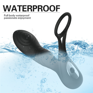 Masajeador de próstata sexual Anal recargable de 10 frecuencias, masajeador de Control remoto con calefacción de doble anillo - Product Image 6