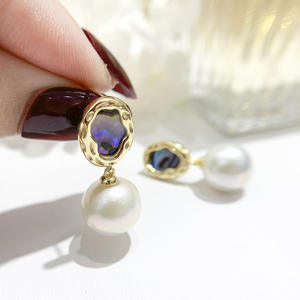 อุปกรณ์ทำเครื่องประดับเงินแท้ S925 สำหรับใส่ไข่มุก ขนาด 9-13 มม. สำหรับต่างหูเงินประดับอัญมณี รุ่น 21939 - Product Image 1