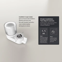 Filtre à eau intelligent sous évier à 5 étapes avec membrane d'ultrafiltration et charbon actif pour éliminer les bactéries, le chlore et les métaux lourds