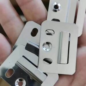 <span class=keywords><strong>Prix</strong></span> de gros Intérieur Acier inoxydable 304 Support de fixation <span class=keywords><strong>Pvc</strong></span> Panneau Boucle Clips Pour Panneau Mural - Product Image 1