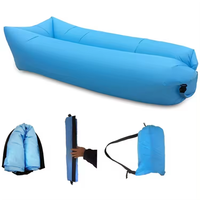 Sofá Cama Hinchable MingChan Impermeable para Exteriores, Accesorios para Camping, Senderismo, Pesca, Viajes y Playa, Tumbona de Aire Económica