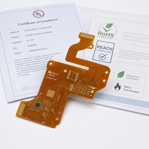 Placa de Circuito FPC Certificada, Libre de Retardantes 94V-0, Cumple con RoHS y REACH, Fabricación Personalizada - Product Image 3