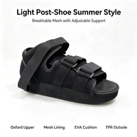 Chaussures en gros avec support OEM, chaussures médicales unisexe pour usage hospitalier, pour fracture, avec empeigne en maille respirante, semelle intermédiaire en EVA et fermeture auto-agrippante en TPR