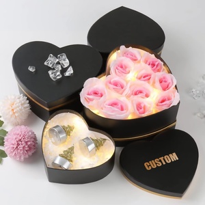 Customized Professional Manufacturer Luxury Jewelry & Watch Heart Shaped <b>Gift</b> <b>Box</b> With Custom Logo - Product Image 4