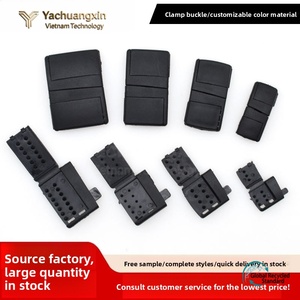 Classic Plastic Buckle for Bag Accessories Durable Black <b>Strap</b> Clip Part - Product Image 5