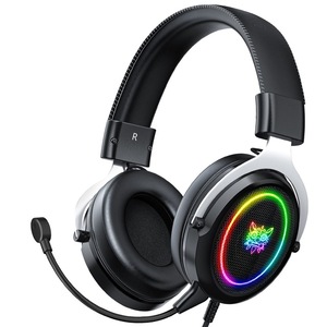 Auriculares con cable para videojuegos, audífonos estéreo con sonido envolvente y micrófono para PS4, modelo <span class=keywords><strong>ONIKUMA</strong></span> <span class=keywords><strong>X10</strong></span> RGB, muestra gratis - Product Image 1