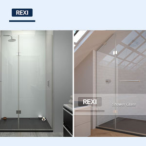 กระจกอาบน้ำเซรามิกทรงสี่เหลี่ยมแบบเปิดโล่งไร้กรอบความหนา8มม.-12มม. - Product Image 6