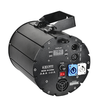 Projecteurs laser LED 6W RGB DMX512 programmables pour entrepôt, CRI 50, IP22, créant des motifs animés, des formes mobiles, du texte et des logos