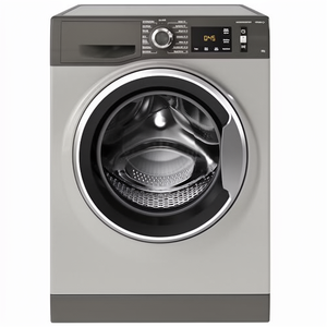 <span class=keywords><strong>Lave</strong></span>-<span class=keywords><strong>linge</strong></span> à chargement frontal 9 kg 1400 tr/min Argent PCM 220V Laveuse automatique avec écran LED pour la maison, l'hôtel, la blanchisserie, le dortoir, le Ghana - Product Image 1