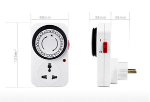 Timer Meccanico Programmabile 220V 16A con Presa Temporizzata - Product Image 2