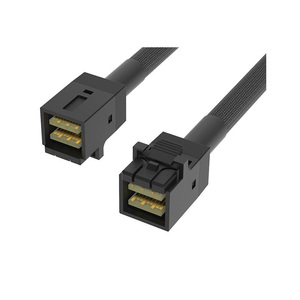 QSFP-40G QSFP-DD 200กรัมถึง2 * QSFP28 DAC Q4S56-200G PVC/LSZH0.5m-5เมตรสายเคเบิลประกอบสายไฟ - Product Image 2