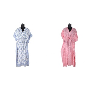 Mujeres Algodón Largo Kaftan Vintage Mujeres Maxi Kaftan Vestido Camisa Vestido Mujer Algodón Kaftan Maxi Sundress Vestido Suelto - Product Image 1