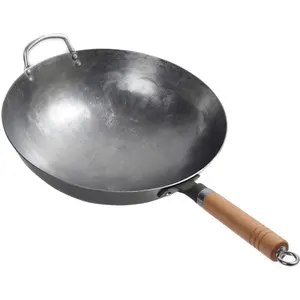 Ensemble d'ustensiles de cuisine pour la cuisine de 40 Cm, grands Wok, chinois, Oem, livraison gratuite