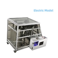 Nouvelle machine à griller les brochettes de kebab rotative sans fumée entièrement automatique commerciale électrique à gaz en acier inoxydable compatible avec les appareils mobiles