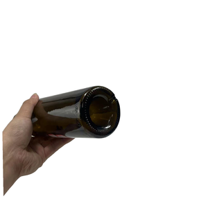 Botella de Vino Vacía de 750 ml, Vidrio Transparente Color Ámbar, Estilo Burdeos, Venta al por Mayor, para Champán, Vino Tinto - Product Image 6