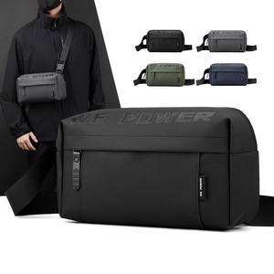 Sac bandoulière unisexe en polyester léger et durable avec logo personnalisé, imperméable, pour homme, sac de ceinture pour l'extérieur - Product Image 5