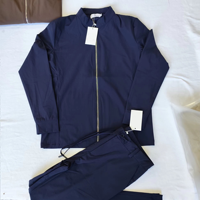 Survêtement noir unisexe avec logo, tenue de jogging technique, survêtement de football ample, survêtement décontracté pour hommes