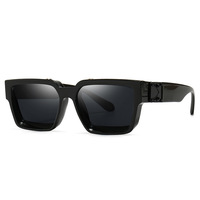 2022 güneş gözlüğü erkekler moda milyoner marka tasarımcı güneş gözlüğü Mens Gafas De Sol kare Trendy lüks kadın güneş gözlüğü
