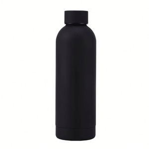 Bouteille isotherme minimaliste moderne en acier inoxydable 304 double paroi à ouverture étroite, pour l'extérieur, maintien au chaud 6-12h - Product Image 2