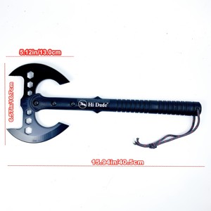 Hacha de doble filo de grado industrial con mango de nailon y funda protectora, oferta especial disponible - Product Image 5