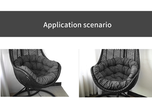 Wholesale Custom <strong>Cushions</strong> for Outdoor Swing Egg Chair <strong>Cushion</strong> Woven 100% Polyester <strong>Round</strong> Hotel Customized Size,customized Size - Product Image 6