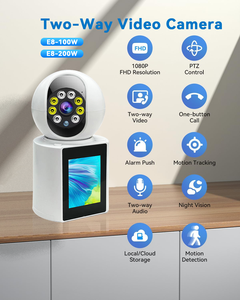 Cámara interior 2MP, cámaras inteligentes PTZ para seguridad en el hogar con detección de movimiento Mini monitor de bebé con aplicación de teléfono, cámara WiFi para mascotas de 2,4G - Product Image 2