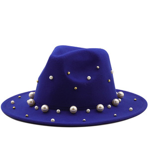 Nuovo Cappello Fedora Jazz a Tesa Larga in Pura Lana Merino 100% Regolabile Unisex per Feste e Pesca Accessorio di Moda - Product Image 2