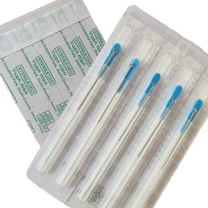 Jarum akupunktur baja tahan karat kering dengan sumber tabung produsen 100 buah - Product Image 4