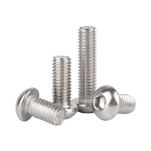 M8 vít <span class=keywords><strong>iso7380</strong></span> M3 Titan thô sợi cường độ cao chống gỉ đánh bóng nút đầu bu lông dài 10mm - Product Image 2