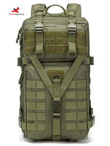 Sac à dos de randonnée imperméable et durable de grande capacité 50L, sac à dos tactique de survie en plein air, sac à dos d'urgence GZ RTS, commande en gros mixte - Product Image 2