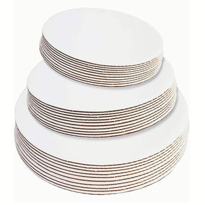 Bases Redondas de Cartón Corrugado Blanco para Pasteles, de 6, 8 y 10 Pulgadas, para Decoración de Pasteles, Venta al Por Mayor - Product Image 2