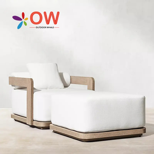 أثاث خارجي من خشب الساج، أريكة صلبة من خشب الساج، أريكة خشبية للاستخدام الخارجي، أثاث خارجي للفنادق - Product Image 6