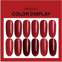 Vernis à ongles en gel professionnel longue durée, non toxique, à séchage UV/LED, paillettes pures, 15 ml, OEM