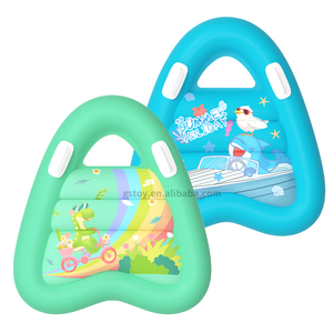 <span class=keywords><strong>Dinosaurio</strong></span> delfín niño inflable tabla de surf Bodyboard logotipo personalizado PVC estera flotante <span class=keywords><strong>piscina</strong></span> flotadores con asas para niños - Product Image 1